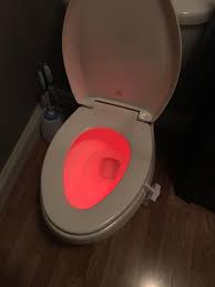 The Toilet Bowl At My Salon Has An Led Light Inside Mildlyinteresting