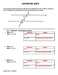 3) name two transversals for parallel lines no and pq. Geometry Proof Practice With Parallel Lines Cut By Transversals Level 1