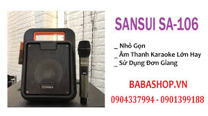 Loa Kéo Sansui SA106 - Loa Karaoke Sansui 106 - Loa Mini Nhỏ Gọn