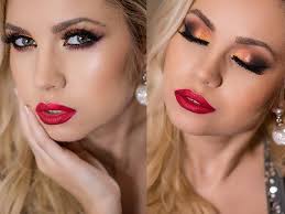 holiday glam makeup tutorial lipstick