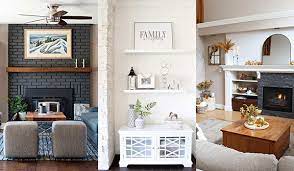 Fireplace Shelf Wall Design Ideas