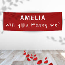 will you marry me banners zazzle
