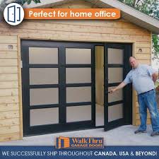 Walkthru Garage Door For Home Office