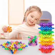 building blocks clip connect stem toys
