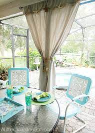 Diy Beach Inspired Patio Curtains From