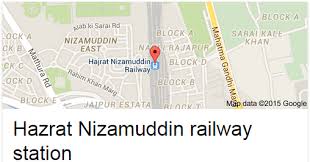 to hazrat nizamuddin railway station