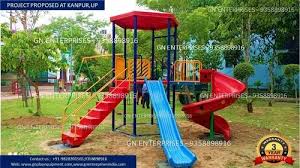 Multicolor Frp Kids Outdoor Playground