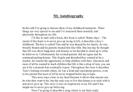 narrative essay examples high school autobiography sample essay     Download Critical Response Essay    