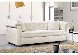 kayla cream velvet sofa amazing