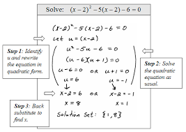 Solving Equations Quadratic