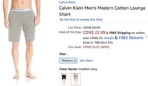 Calvin Klein Mens Size Chart Rldm