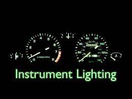 instrument dashboard lighting