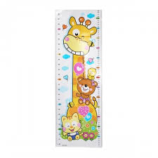 Worldwide Free Shipping Paper Baby Height Measure Chart Wall