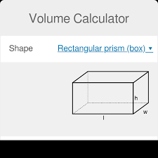 volume calculator definition formulas