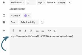 Meal Planing 101 How To Meal Plan Using Google Calendar Baking