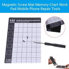 Us 1 14 24 Off 1pcs Magnetic Screw Mat Palm Size Smart Phone Tablet Pc Repair Pad Memory Chart Work Pad 145 X 90mm Palm Size 145x90mm In Hand Tool