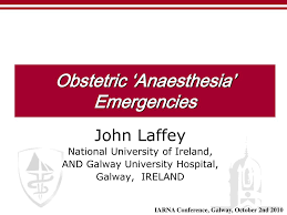 obstetric anaesthesia emergencies