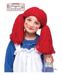 raggedy ann s wig s costume