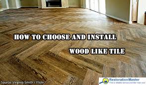 how to choose and install wood like tile