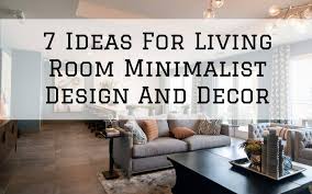 7 ideas for living room minimalist