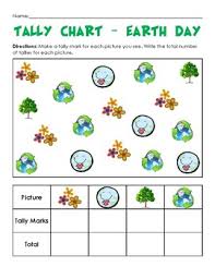Tally Chart Earth Day