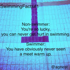 If you or someone you know likes to swim, then share some laughs. Swimming Blog