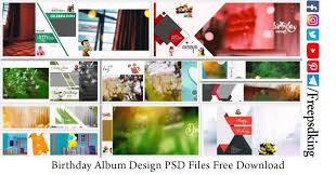 birthday al design psd files free