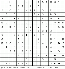 This online sudoku solver uses donald knuth's dancing links algorithm to solve several sudoku implementations. Printable 16x16 Sudoku Sudoku Printable Sudoku Sudoku Puzzles
