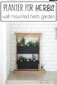 Wall Planter For Herbs The Inspired