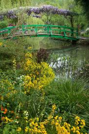 Monet S Garden Bridge Stock Photo By
