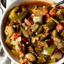 creole smothered okra with tomatoes