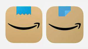 The old logo included a ripped piece of scotch over the amazon arrow. Amazon Changes Its App Logo After Some Said It Resembled Hitler Cbs News