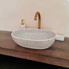 Oval Sink Handmade Oval Washbasin