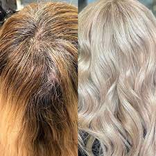 how to color gray hair blonde wella