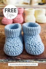 fast crochet baby booties a free and