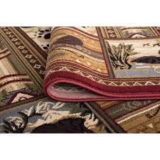 tayse rugs nature lodge brown 2 ft x 3