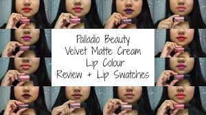 palladio velvet matte cream lip colour