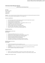 Resume Example Resume Writing Call Center Objectives Resume Regarding  Simple Job Resume Template