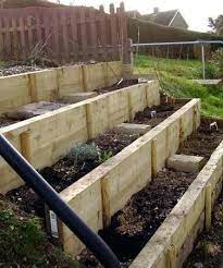 how to build a terraced garden bed