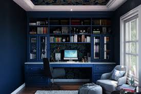 custom home offices office built in