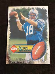 Working with his three sons, cooper, peyton, and eli, archie hosts the manning passing academy each summer. Sold Price Mint 1998 Collector S Edge Peyton Manning Rookie Football Card Invalid Date Edt