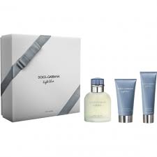 Dolce Gabbana Light Blue 3 Pc Gift Set For Men Standardoz By Dolce Gabbana For Fragrance Gift Sets Giftexpress Com