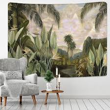 palm tree tapestry wall hanging