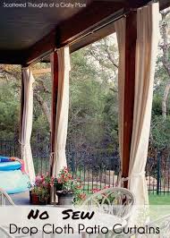 diy patio curtains from drop cloths