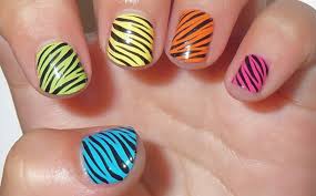 zebra print nail art tutorial yamile