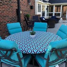 Round Outdoor Fitted Tablecloth Soil