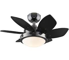 Metal Ceiling Fan With Led Light