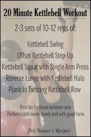 20 minute kettlebell workout for runners