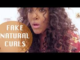 how to fake naturally curly hair with