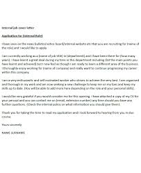 Sweet Idea Internal Cover Letter   Internal Cover Letter Example  